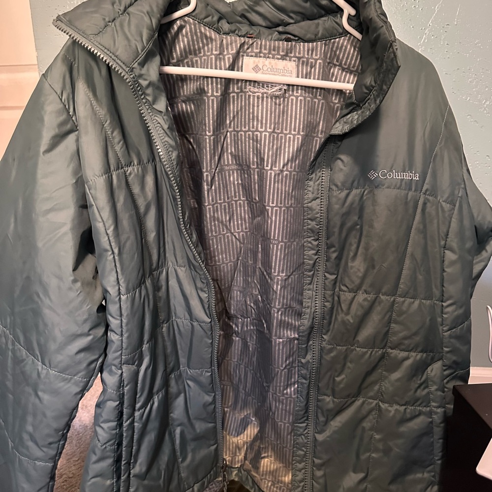 Columbia Women's Teal Puffer Jacket